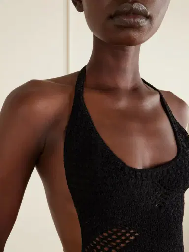 Suzie Kondi Rhea Crocheted Halterneck One-piece | Thumbnail 4 Suzie Kondi Rhea Crocheted Halterneck One-piece | Thumbnail 4