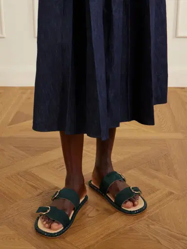 Gabriela Hearst Sage Suede Flats | Thumbnail 2 Gabriela Hearst Sage Suede Flats | Thumbnail 2