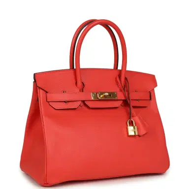 HERMÈS Pre-owned Hermes Birkin 30 Rose Jaipur Epsom Gold Hardware | Thumbnail 2 HERMÈS Pre-owned Hermes Birkin 30 Rose Jaipur Epsom Gold Hardware | Thumbnail 2