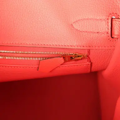 HERMÈS Pre-owned Hermes Birkin 30 Rose Jaipur Epsom Gold Hardware | Thumbnail 9 HERMÈS Pre-owned Hermes Birkin 30 Rose Jaipur Epsom Gold Hardware | Thumbnail 9