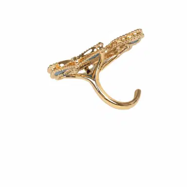 Van Cleef & Arpels Van Cleef & Arpels Lucky Spring Butterfly Between the Finger Ring Lapis Lazuli, Blue Agate, Mother of Pearl 18K Yellow Gold | Thumbnail 6 Van Cleef & Arpels Van Cleef & Arpels Lucky Spring Butterfly Between the Finger Ring Lapis Lazuli, Blue Agate, Mother of Pearl 18K Yellow Gold | Thumbnail 6