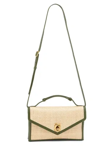 Bottega Veneta Women's Raffia Clutch - Natural Shade | Thumbnail 6 Bottega Veneta Women's Raffia Clutch - Natural Shade | Thumbnail 6