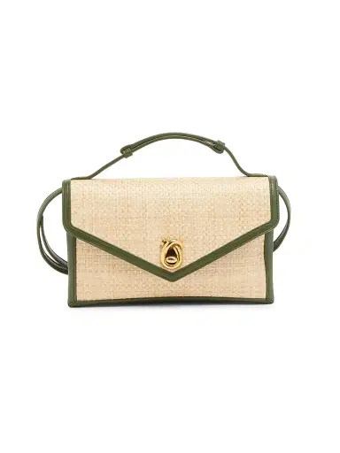 Bottega Veneta Women's Raffia Clutch - Natural Shade | Thumbnail 1 Bottega Veneta Women's Raffia Clutch - Natural Shade | Thumbnail 1