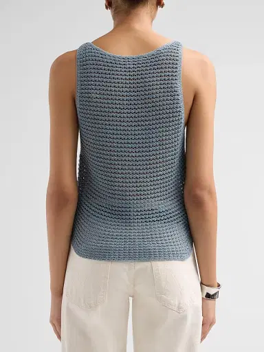 Vince Women's Cotton Cord Tank | Thumbnail 3 Vince Women's Cotton Cord Tank | Thumbnail 3