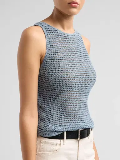 Vince Women's Cotton Cord Tank | Thumbnail 5 Vince Women's Cotton Cord Tank | Thumbnail 5