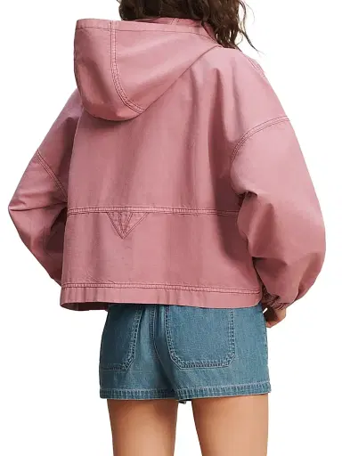 Veronica Beard Women's Cunningham Button-Front Cotton Pullover Jacket | Thumbnail 4 Veronica Beard Women's Cunningham Button-Front Cotton Pullover Jacket | Thumbnail 4