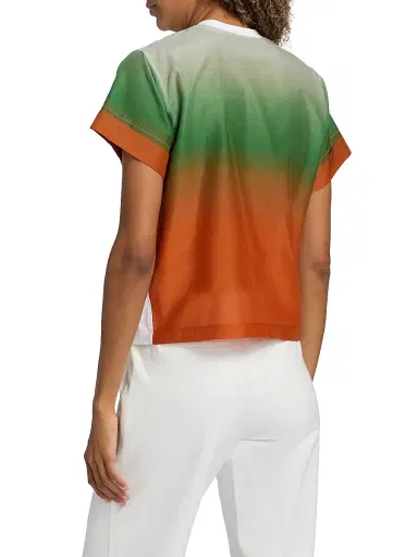 3.1 Phillip Lim Women's Ombré Voile Combo T-Shirt - White Multi - Size Large | Thumbnail 5 3.1 Phillip Lim Women's Ombré Voile Combo T-Shirt - White Multi - Size Large | Thumbnail 5