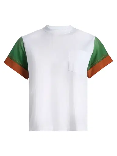 3.1 Phillip Lim Women's Ombré Voile Combo T-Shirt - White Multi - Size Large | Thumbnail 1 3.1 Phillip Lim Women's Ombré Voile Combo T-Shirt - White Multi - Size Large | Thumbnail 1