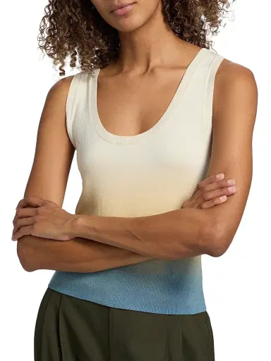 3.1 Phillip Lim Women's Ombré Knit Scoop Tank - Storm Canyon Multi - Size Large | Thumbnail 6 3.1 Phillip Lim Women's Ombré Knit Scoop Tank - Storm Canyon Multi - Size Large | Thumbnail 6