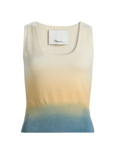 3.1 Phillip Lim Women's Ombré Knit Scoop Tank - Storm Canyon Multi - Size Large | Thumbnail 1 3.1 Phillip Lim Women's Ombré Knit Scoop Tank - Storm Canyon Multi - Size Large | Thumbnail 1
