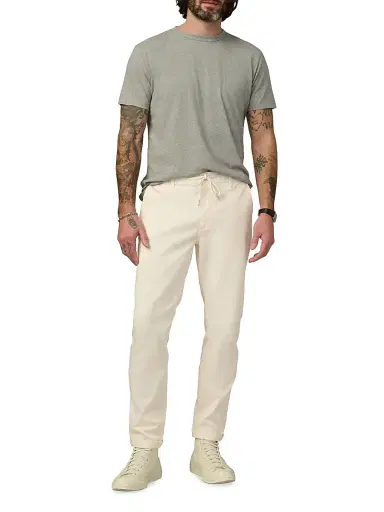 Joe's Jeans Men's The Laird Stretch Cotton Drawstring Pants - Sea Salt - Size XXL | Thumbnail 2 Joe's Jeans Men's The Laird Stretch Cotton Drawstring Pants - Sea Salt - Size XXL | Thumbnail 2