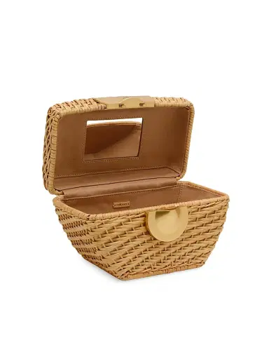 Cult Gaia Women's Tyla Rattan Top Handle Bag | Thumbnail 5 Cult Gaia Women's Tyla Rattan Top Handle Bag | Thumbnail 5