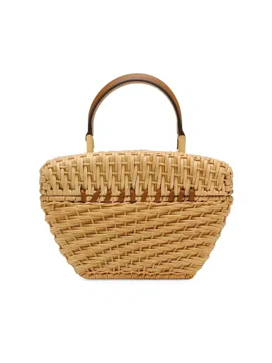 Cult Gaia Women's Tyla Rattan Top Handle Bag | Thumbnail 6 Cult Gaia Women's Tyla Rattan Top Handle Bag | Thumbnail 6