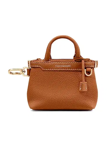 MAISON de SABRÉ Women's The Sabrémoji Petite Palais Charm - Pecan Brown | Thumbnail 1 MAISON de SABRÉ Women's The Sabrémoji Petite Palais Charm - Pecan Brown | Thumbnail 1