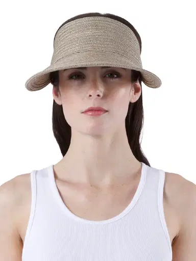 Eugenia Kim Women's Ricky Vented Hemp-Blend Visor | Thumbnail 3 Eugenia Kim Women's Ricky Vented Hemp-Blend Visor | Thumbnail 3
