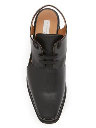 Stella McCartney Women's Elyse 75MM Cut-Out Platform Derbys - Black - Size 11 | Thumbnail 4 Stella McCartney Women's Elyse 75MM Cut-Out Platform Derbys - Black - Size 11 | Thumbnail 4