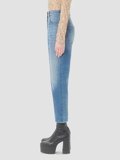Valentino Garavani Women's Denim Pants - Denim - Size 24 | Thumbnail 4 Valentino Garavani Women's Denim Pants - Denim - Size 24 | Thumbnail 4