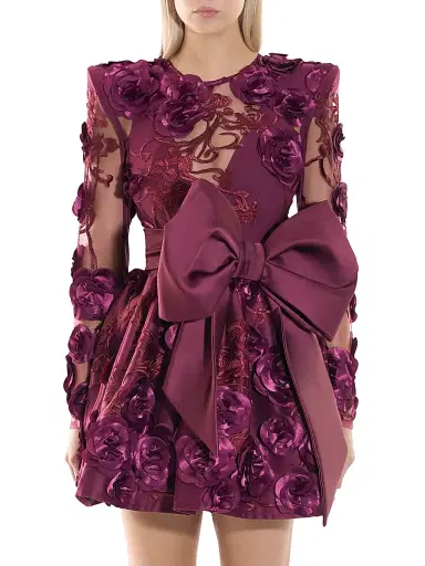 Zhivago Women's The Beautiful & The Lost Minidress - Plum | Thumbnail 3 Zhivago Women's The Beautiful & The Lost Minidress - Plum | Thumbnail 3