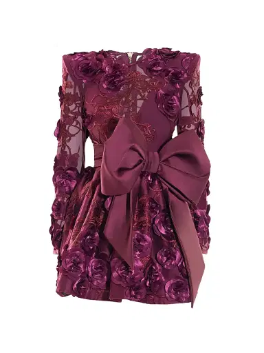 Zhivago Women's The Beautiful & The Lost Minidress - Plum | Thumbnail 1 Zhivago Women's The Beautiful & The Lost Minidress - Plum | Thumbnail 1