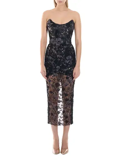 Zhivago Women's Roses & Their Ashes Cocktail Dress - Black | Thumbnail 3 Zhivago Women's Roses & Their Ashes Cocktail Dress - Black | Thumbnail 3