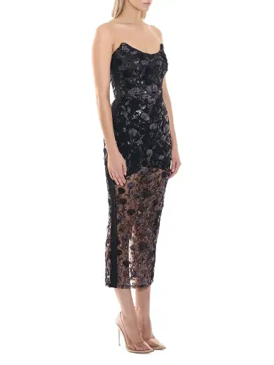 Zhivago Women's Roses & Their Ashes Cocktail Dress - Black | Thumbnail 4 Zhivago Women's Roses & Their Ashes Cocktail Dress - Black | Thumbnail 4