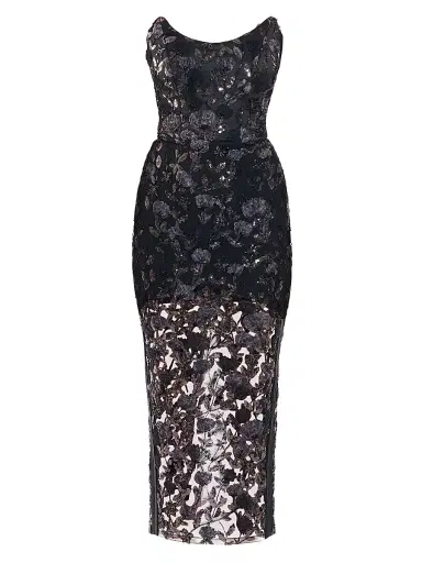 Zhivago Women's Roses & Their Ashes Cocktail Dress - Black | Thumbnail 1 Zhivago Women's Roses & Their Ashes Cocktail Dress - Black | Thumbnail 1