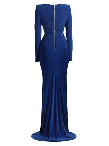 Zhivago Women's The Bloom Gathered Jersey Gown - Midnight - Size 12 | Thumbnail 2 Zhivago Women's The Bloom Gathered Jersey Gown - Midnight - Size 12 | Thumbnail 2