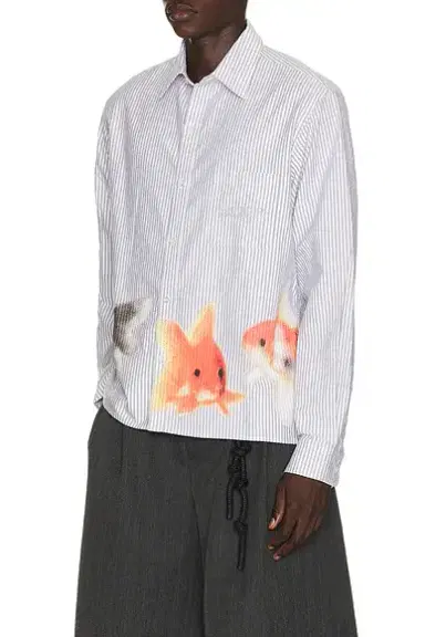 VANDYTHEPINK Goldfish Button Down Shirt | Thumbnail 2 VANDYTHEPINK Goldfish Button Down Shirt | Thumbnail 2