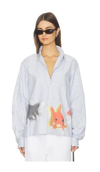 VANDYTHEPINK Goldfish Button Down Shirt | Thumbnail 15 VANDYTHEPINK Goldfish Button Down Shirt | Thumbnail 15