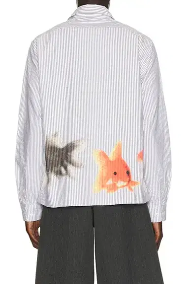 VANDYTHEPINK Goldfish Button Down Shirt | Thumbnail 3 VANDYTHEPINK Goldfish Button Down Shirt | Thumbnail 3