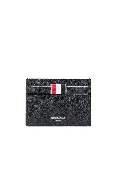 Thom Browne Pebble Grain Single Cardholder | Thumbnail 1 Thom Browne Pebble Grain Single Cardholder | Thumbnail 1