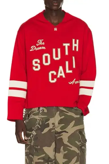 Amiri South Cali Flock Football Tee | Thumbnail 1 Amiri South Cali Flock Football Tee | Thumbnail 1