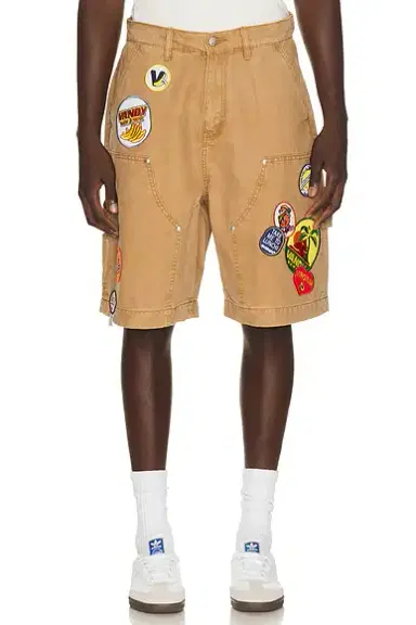 VANDYTHEPINK Patched Canvas Shorts | Thumbnail 1 VANDYTHEPINK Patched Canvas Shorts | Thumbnail 1