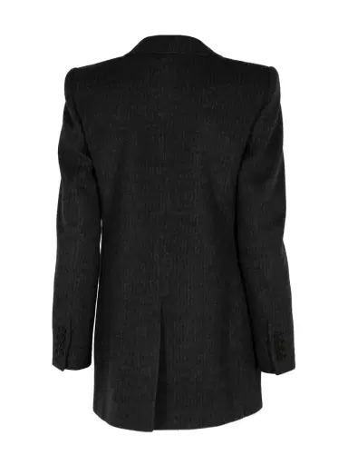 Saint Laurent Single-Breasted Wool-Cashmere Blazer | Thumbnail 2 Saint Laurent Single-Breasted Wool-Cashmere Blazer | Thumbnail 2