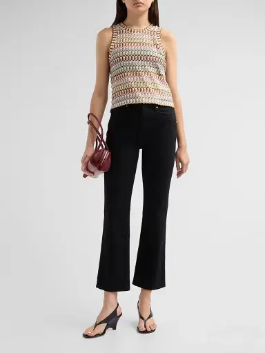Veronica Beard Women's Rhett Knit Tank - Deep Ochre Dove | Thumbnail 2 Veronica Beard Women's Rhett Knit Tank - Deep Ochre Dove | Thumbnail 2
