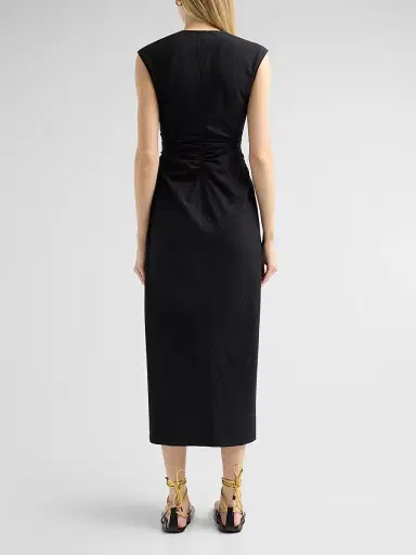 Veronica Beard Women's Marisabel Cut-Out Midi-Dress - Black | Thumbnail 3 Veronica Beard Women's Marisabel Cut-Out Midi-Dress - Black | Thumbnail 3