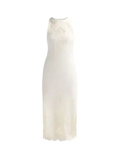 Veronica Beard Women's Upten Embroidered Linen-Blend Midi Dress - Dove | Thumbnail 1 Veronica Beard Women's Upten Embroidered Linen-Blend Midi Dress - Dove | Thumbnail 1