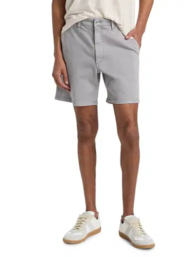 rag & bone Men's Classic Aero Stretch Shorts - Bed Faded Grey | Thumbnail 3 rag & bone Men's Classic Aero Stretch Shorts - Bed Faded Grey | Thumbnail 3