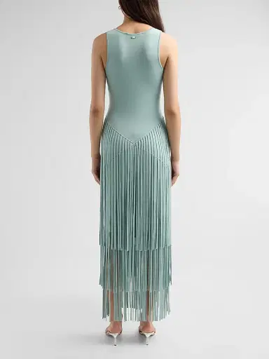 Toccin Women's Jora Fringe Maxi Dress - Sea Breeze - Size XL | Thumbnail 3 Toccin Women's Jora Fringe Maxi Dress - Sea Breeze - Size XL | Thumbnail 3