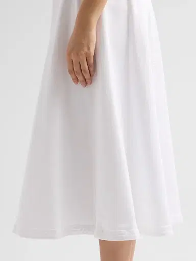 Altuzarra Women's Varda Cotton-Blend Panelled Midi Skirt - Optic White - Size 14 | Thumbnail 5 Altuzarra Women's Varda Cotton-Blend Panelled Midi Skirt - Optic White - Size 14 | Thumbnail 5