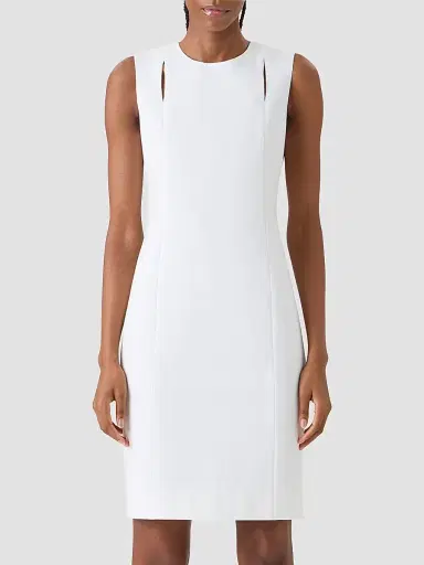 Akris punto Women's Slot Cut-Out Jersey Sheath Mini Dress | Thumbnail 4 Akris punto Women's Slot Cut-Out Jersey Sheath Mini Dress | Thumbnail 4
