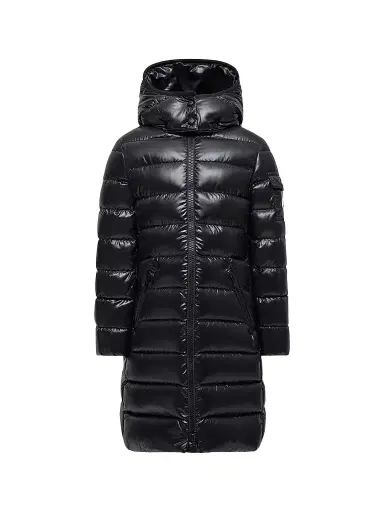 Moncler Little Girl's & Girl's Moka Puffer Jacket - Black - Size 14 | Thumbnail 1 Moncler Little Girl's & Girl's Moka Puffer Jacket - Black - Size 14 | Thumbnail 1