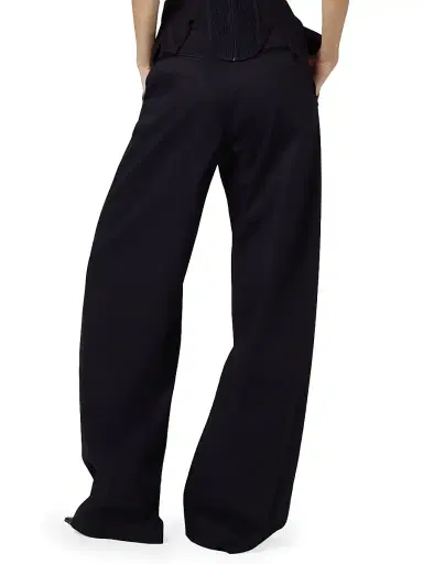 GIUSEPPE DI MORABITO Women's Act II: The Fall of Icarus Imitation Pearl-Embellished Low-Rise Jeans - Black - Size 6 | Thumbnail 4 GIUSEPPE DI MORABITO Women's Act II: The Fall of Icarus Imitation Pearl-Embellished Low-Rise Jeans - Black - Size 6 | Thumbnail 4