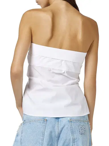 Giuseppe Di Morabito Women's Act II: The Fall of Icarus Cotton Top - White | Thumbnail 4 Giuseppe Di Morabito Women's Act II: The Fall of Icarus Cotton Top - White | Thumbnail 4