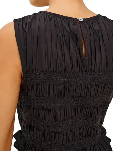 RAILS Women's Rialto Smocked Midi-Dress - Black - Size XL | Thumbnail 6 RAILS Women's Rialto Smocked Midi-Dress - Black - Size XL | Thumbnail 6