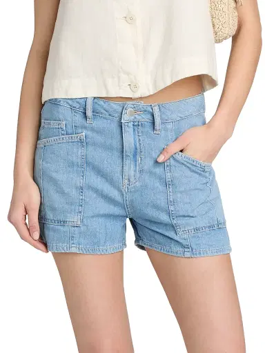 L'Agence Women's Kyra Cotton High-Rise Denim Shorts - Seattle - Size 32 | Thumbnail 3 L'Agence Women's Kyra Cotton High-Rise Denim Shorts - Seattle - Size 32 | Thumbnail 3
