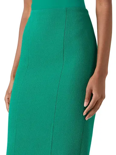 Akris Women's Double-Face Crepe Wool Pencil Skirt - Tourmaline | Thumbnail 6 Akris Women's Double-Face Crepe Wool Pencil Skirt - Tourmaline | Thumbnail 6