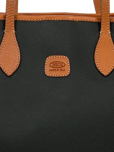 Bric's Men's Firenze Leather-Trim Tote Bag - Black | Thumbnail 6 Bric's Men's Firenze Leather-Trim Tote Bag - Black | Thumbnail 6