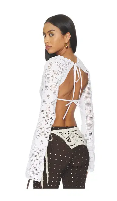 KETTEL ATELIER Talia Crochet Blouse | Thumbnail 3 KETTEL ATELIER Talia Crochet Blouse | Thumbnail 3