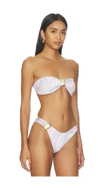Cin Cin Coast Moonstone Bandeau Bikini Top | Thumbnail 3 Cin Cin Coast Moonstone Bandeau Bikini Top | Thumbnail 3